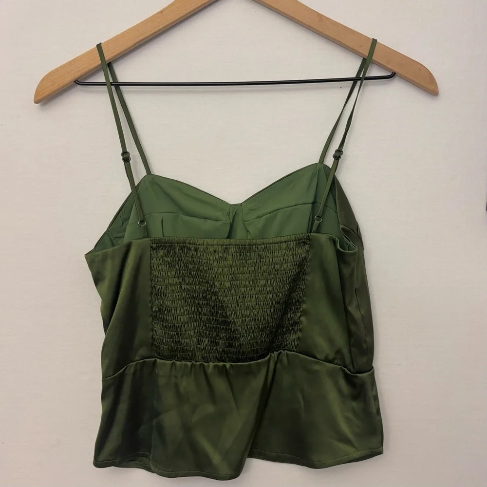 NEW Emerson Fry Corset Camisole Bustier Silk Elastic Back Sweetheart XS/0 - Picture 3 of 3